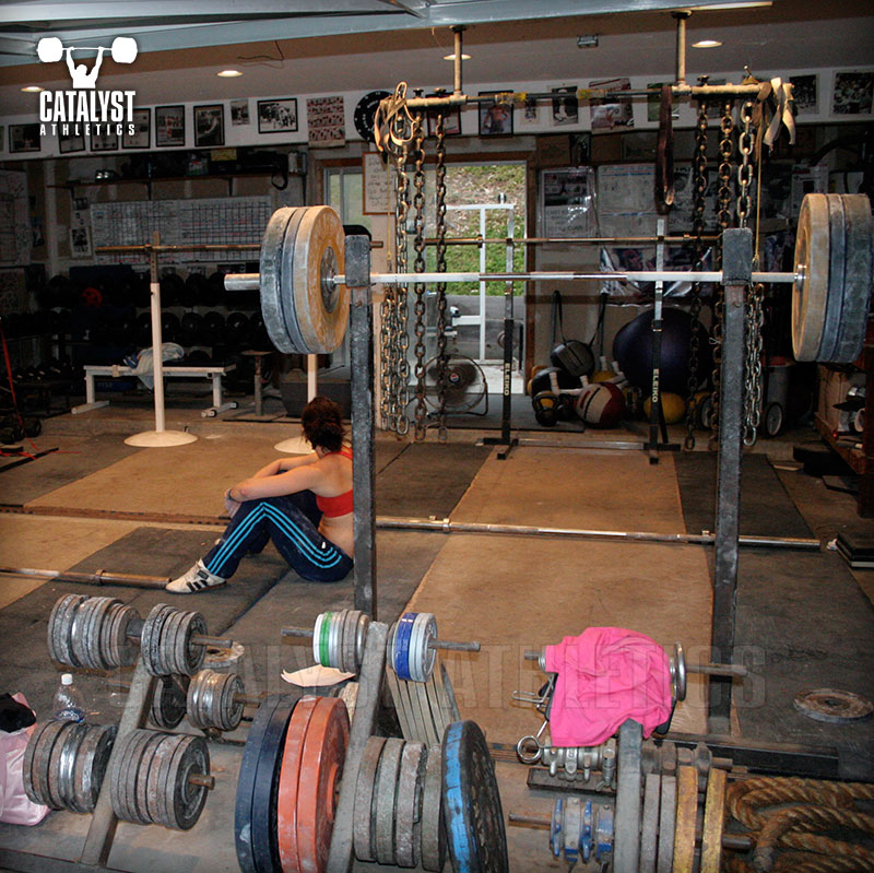 Mike Burgener's garage gym