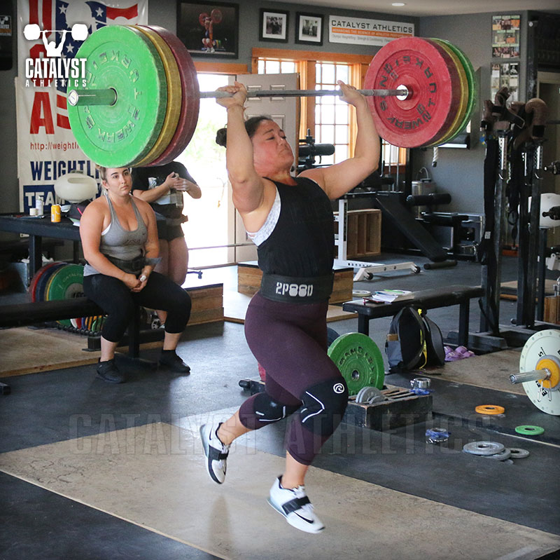 Laura jerk - Olympic Weightlifting, strength, conditioning, fitness, nutrition - Catalyst Athletics 