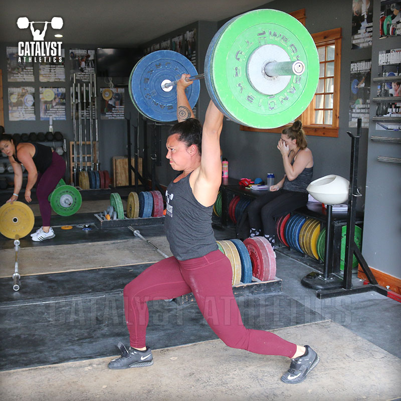 Steph jerk - Olympic Weightlifting, strength, conditioning, fitness, nutrition - Catalyst Athletics 