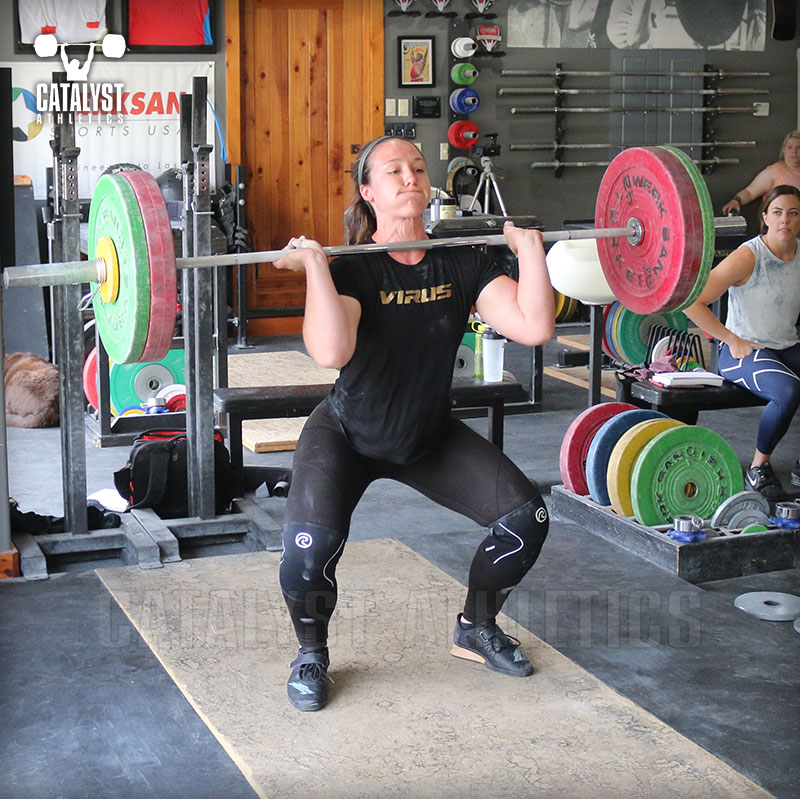 Caitlin clean - Olympic Weightlifting, strength, conditioning, fitness, nutrition - Catalyst Athletics 