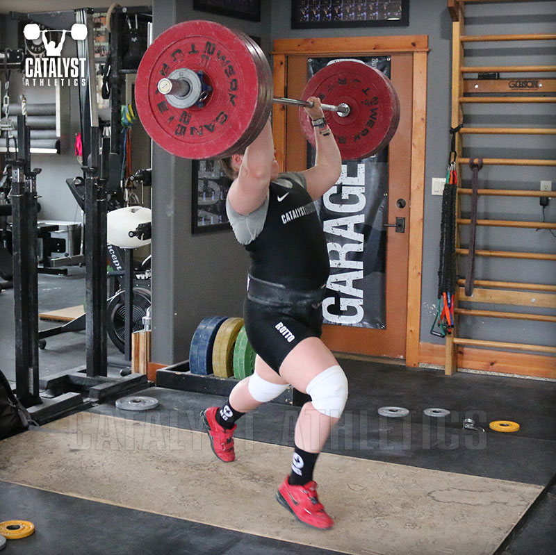 Juliana jerk - Olympic Weightlifting, strength, conditioning, fitness, nutrition - Catalyst Athletics 