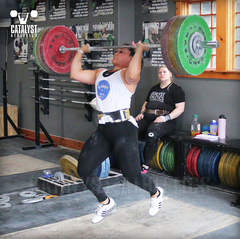 Laura jerk - Olympic Weightlifting, strength, conditioning, fitness, nutrition - Catalyst Athletics 