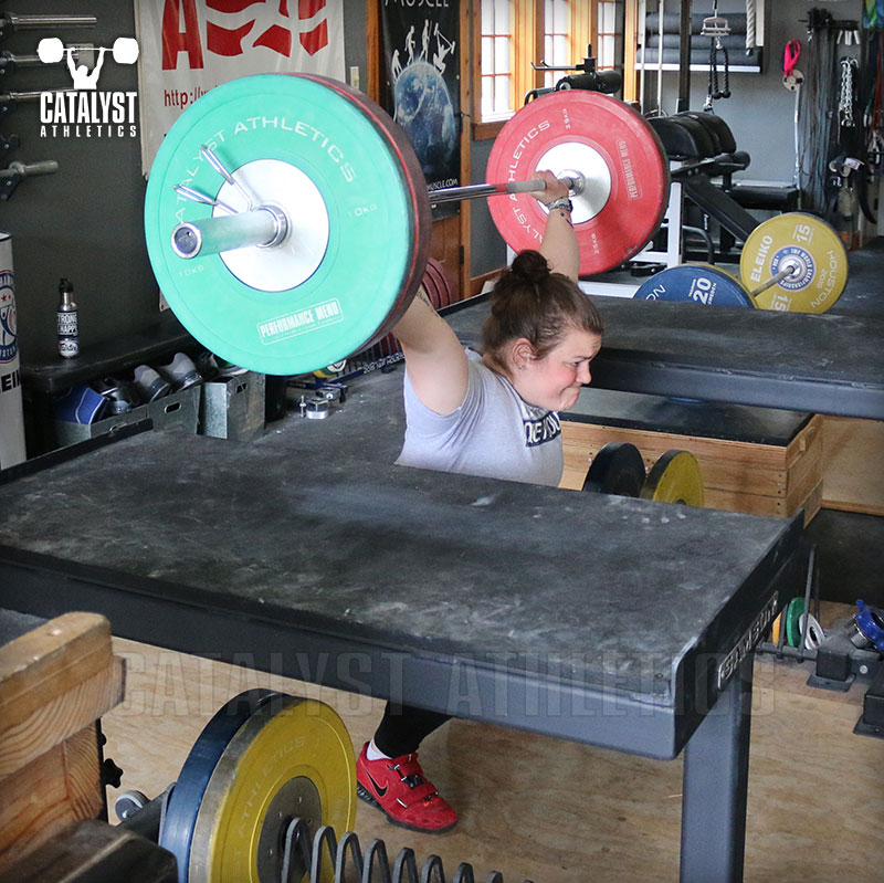 Juliana snatch balance - Olympic Weightlifting, strength, conditioning, fitness, nutrition - Catalyst Athletics 