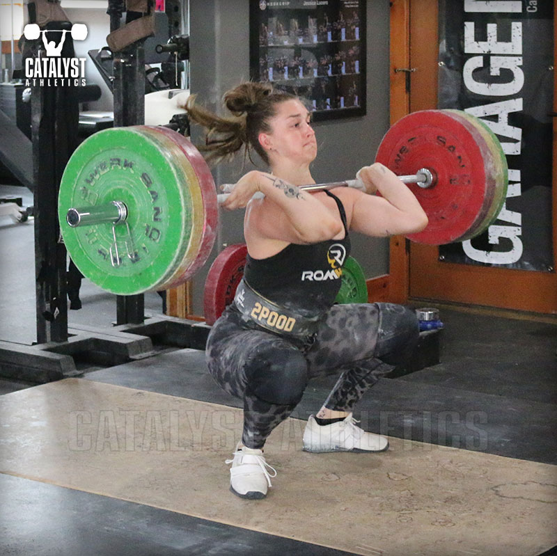 Mattie clean - Olympic Weightlifting, strength, conditioning, fitness, nutrition - Catalyst Athletics 