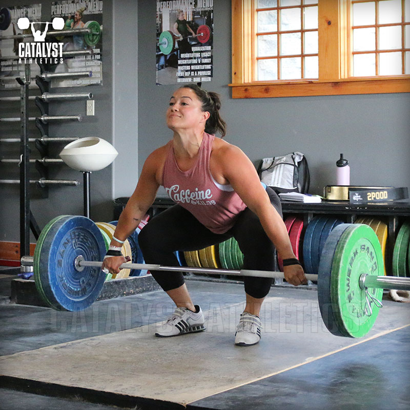 Laura snatch - Olympic Weightlifting, strength, conditioning, fitness, nutrition - Catalyst Athletics 