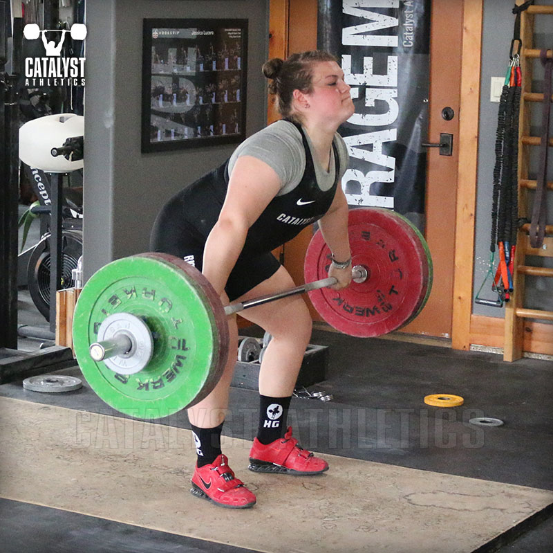 Jules snatch - Olympic Weightlifting, strength, conditioning, fitness, nutrition - Catalyst Athletics 