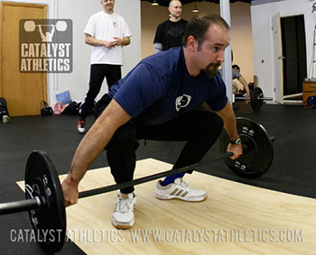 Jim ties (with Sean) for toughest lifter of the weekend award at the Portland weightlifting seminar - Olympic Weightlifting, strength, conditioning, fitness, nutrition - Catalyst Athletics