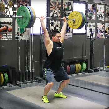 Steve power jerk - Olympic Weightlifting, strength, conditioning, fitness, nutrition - Catalyst Athletics