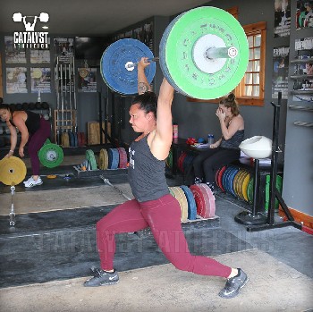 Steph jerk - Olympic Weightlifting, strength, conditioning, fitness, nutrition - Catalyst Athletics