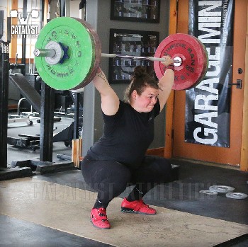 Jules snatch - Olympic Weightlifting, strength, conditioning, fitness, nutrition - Catalyst Athletics