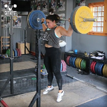 Laura snatch push press - Olympic Weightlifting, strength, conditioning, fitness, nutrition - Catalyst Athletics