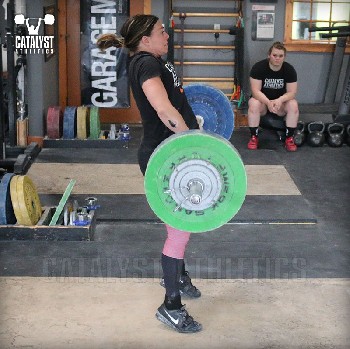 Michelle clean - Olympic Weightlifting, strength, conditioning, fitness, nutrition - Catalyst Athletics