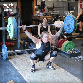 Kristin snatch - Olympic Weightlifting, strength, conditioning, fitness, nutrition - Catalyst Athletics