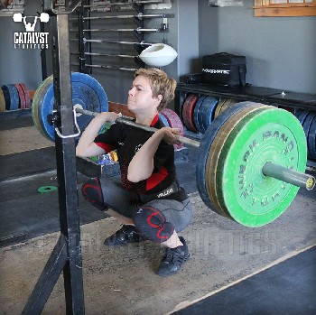 Amanda front squat - Olympic Weightlifting, strength, conditioning, fitness, nutrition - Catalyst Athletics