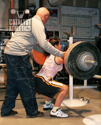 Tess and Coach Burgener - Olympic Weightlifting, strength, conditioning, fitness, nutrition - Catalyst Athletics