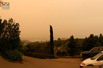 Smoke over Bonsall on Tuesday morning - Olympic Weightlifting, strength, conditioning, fitness, nutrition - Catalyst Athletics